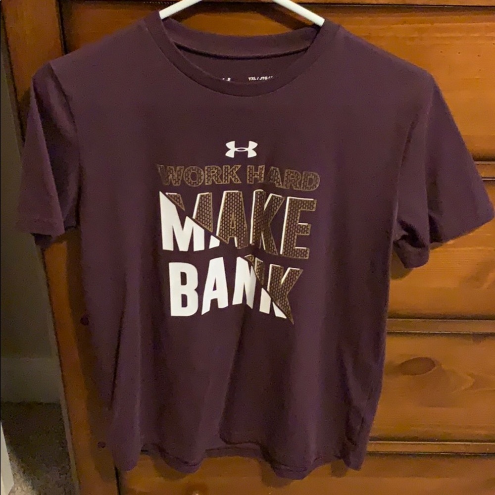 Boy Under Armour shirt